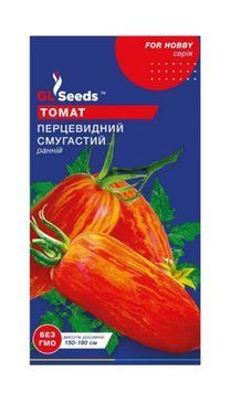 Насіння Томату Перцевидний смугастий (0.1г), For Hobby, TM GL Seeds  2931 фото