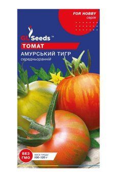 Насіння Томату Амурський тигр (0.1г), For Hobby, TM GL Seeds 2937 фото