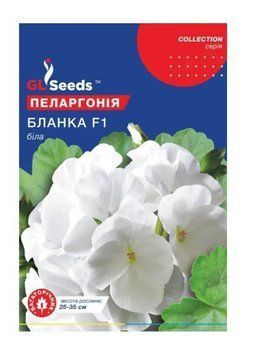 Насіння Пеларгонiї F1 Бланка (5шт), Collection, TM GL Seeds 656 фото